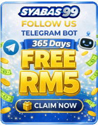 Follow Syabas99 Telegram Bot – Free RM5